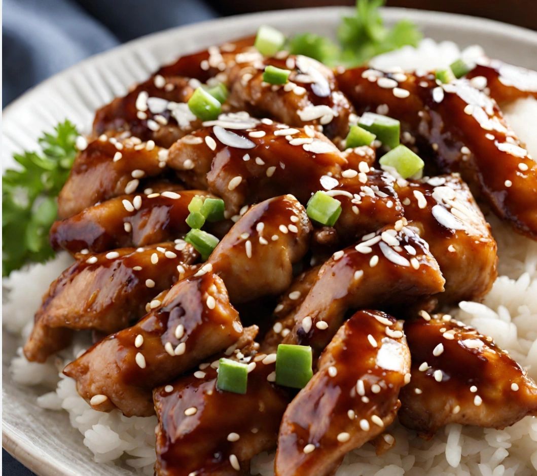 B.y.h) Chicken Teriyaki
