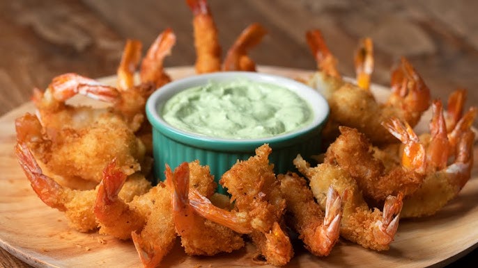 B.b) Breaded shrimp/ Camarones Empanizados