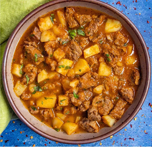 B.n) Beet Potatoes / carne con papa