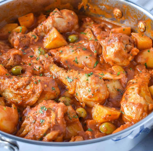 B.y.c) Chicken Fricassee