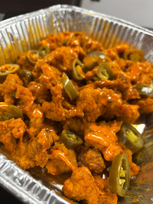 B.w) Spice Breaded Chicken / Pollo Empanizado con jalapeños