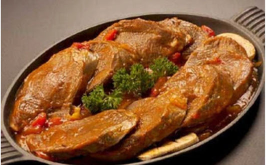B.r) Beef tongue / Lengua en salsa