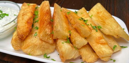 D.d) Fried Yuca / Yuca frita