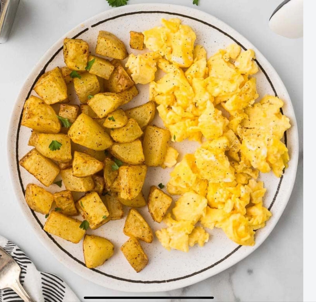 H.h) Scrambled Potato