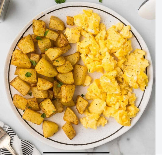 H.h) Scrambled Potato